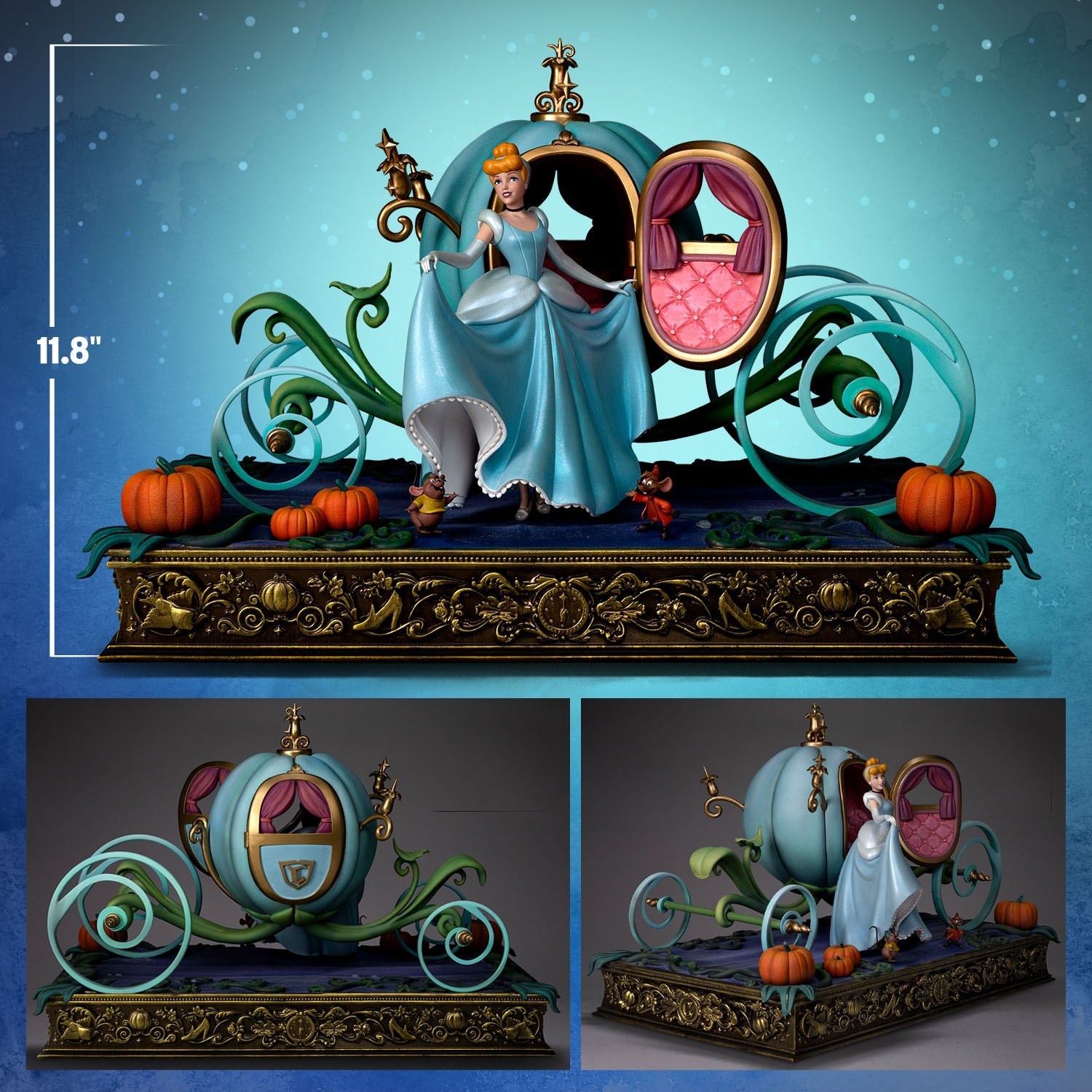 Iron Studios - Deluxe Art Scale 1/10 - Disney Classics - Cendrillon - Cendrillon Statue 30cm