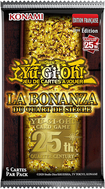 Yu-Gi-Oh! JCC - Display de Pack de Booster La Bonanza du Quart de Siècle (24 Boosters) - flash vidéo