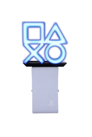 Cable Guys Ikon - Sony - Playstation Logo Support Lumineux Chargeur pour Téléphone et Manette
