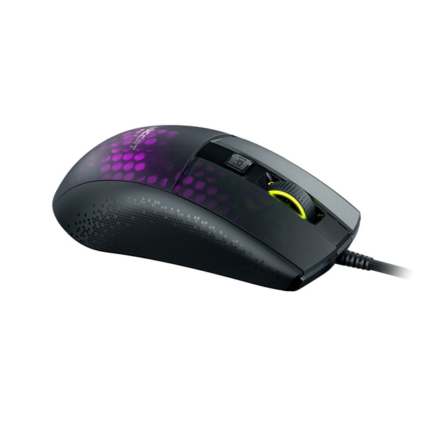 Roccat - Souris de jeu filaire optique ultralégère Burst Pro Noire - flash vidéo