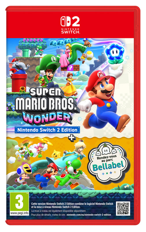 Super Mario Bros. Wonder – Nintendo Switch 2 Edition + Rendez-vous au parc Bellabel