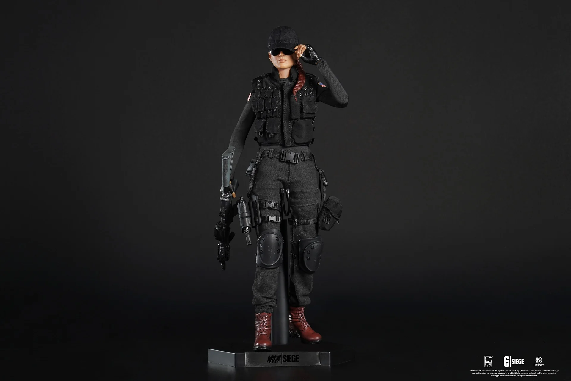 PureArts - 1:6 Articulated Figures - Rainbow Six Siege - Ash Figurine 30cm - flash vidéo