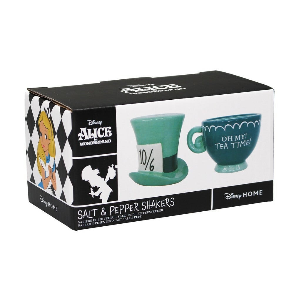 Disney - Salière et poivrière en céramique Alice au pays des merveilles "Le Chapelier fou"