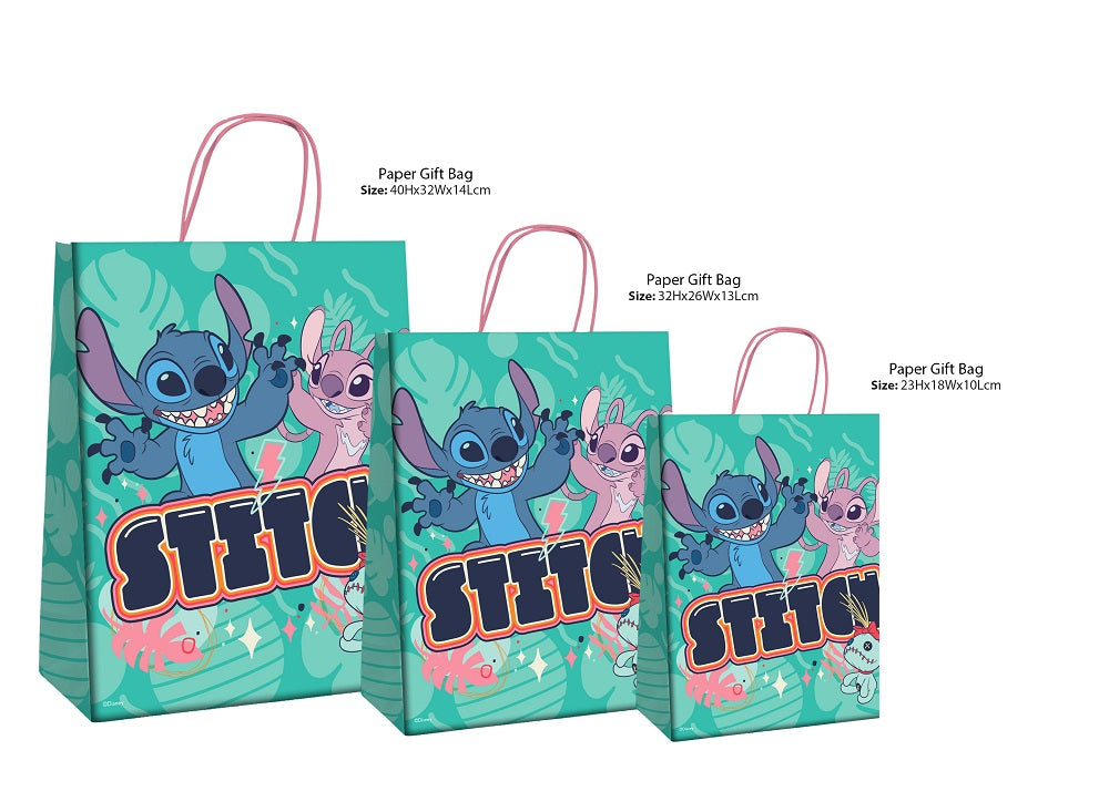 Disney - Lilo et Stitch - Sac de courses en papier "Stitch et Angel"