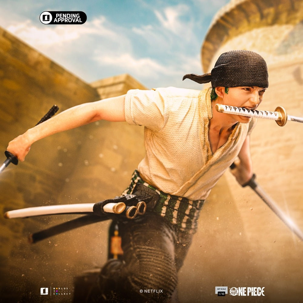Iron Studios - Art Scale 1/10 - Netflix: One Piece - Roronoa Zoro Statue 19cm