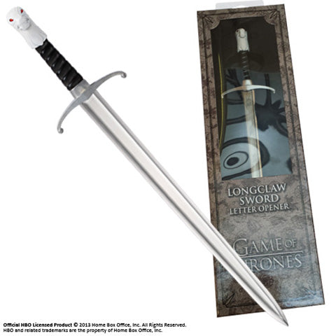 Game Of Thrones - Longclaw Sword Letter Opener 22,8cm