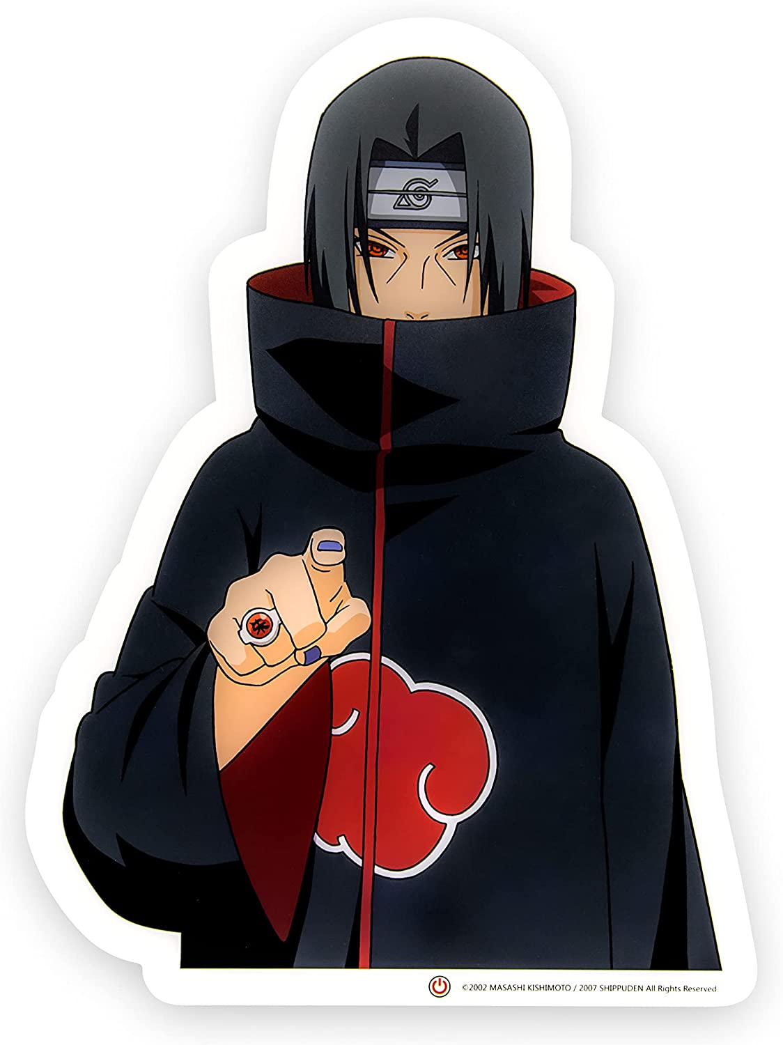 Naruto Shippuden - Applique murale néon Itachi Uchiwa