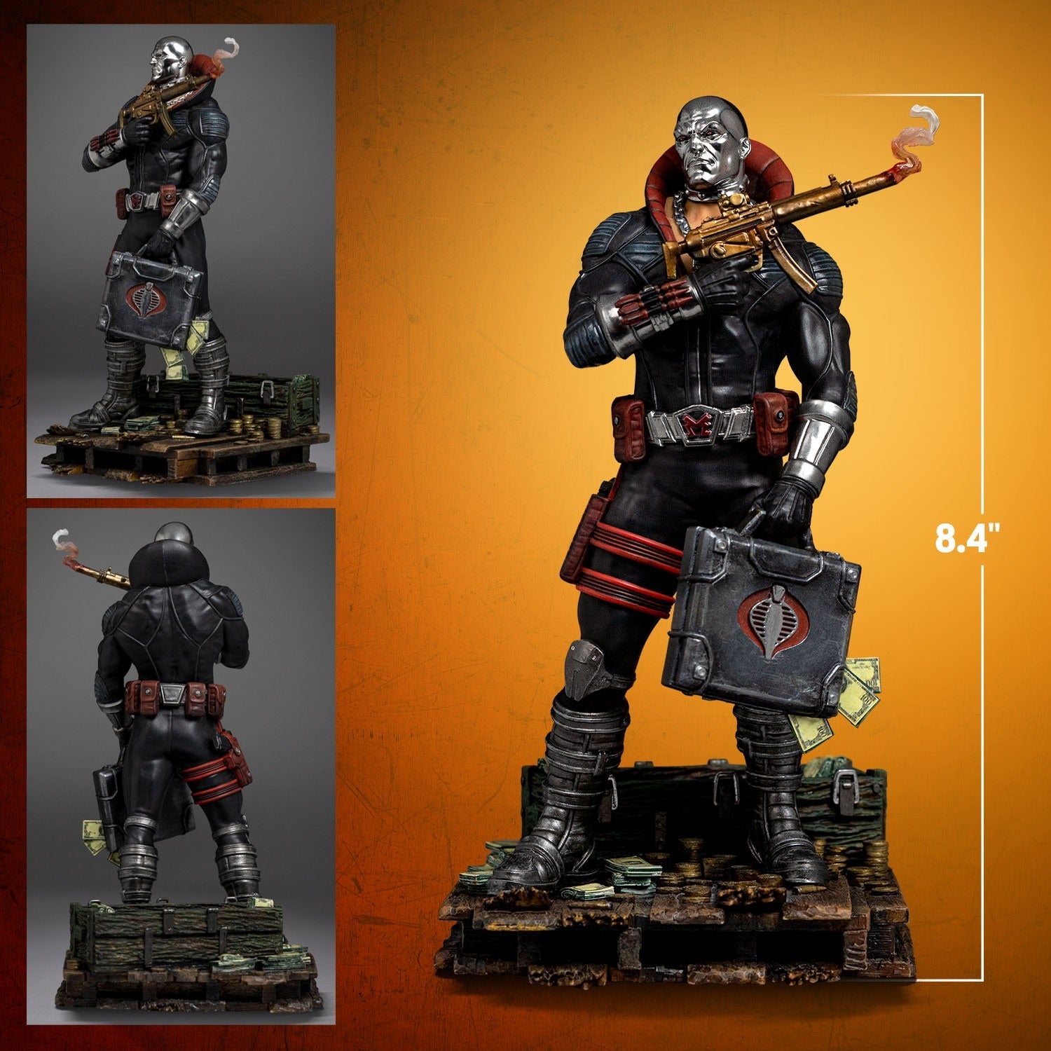 Iron Studios - Art Scale 1/10 - G.I. Joe - Destro Statue 21cm