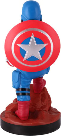 Cable Guys - Marvel - Avengers - Captain America Support Chargeur pour Téléphone et Manette - flash vidéo