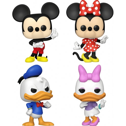 Funko Pop! 4-Pack: Disney 100th: Mickey / Minnie / Donald / Daisy (Special Edition)