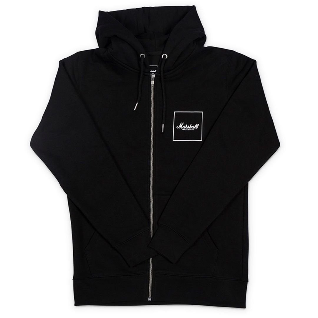 Marshall - Sweat à capuche à logo carré Noir (Unisexe - M) - flash vidéo