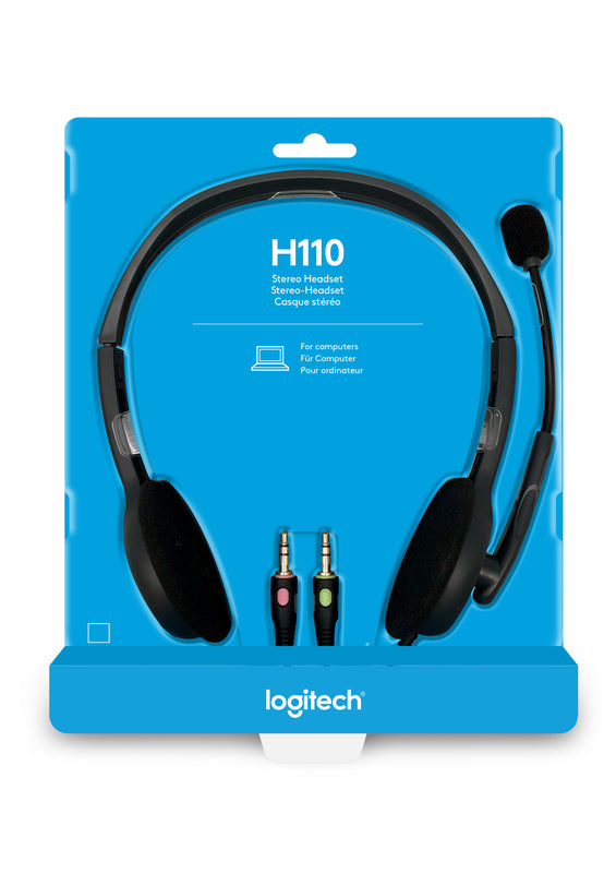 Logitech Casque stéréo filaire H110