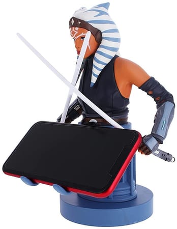 Cable Guys R.E.S.T - Le Mandalorien - Ahsoka Support pour Téléphone et Manette - flash vidéo