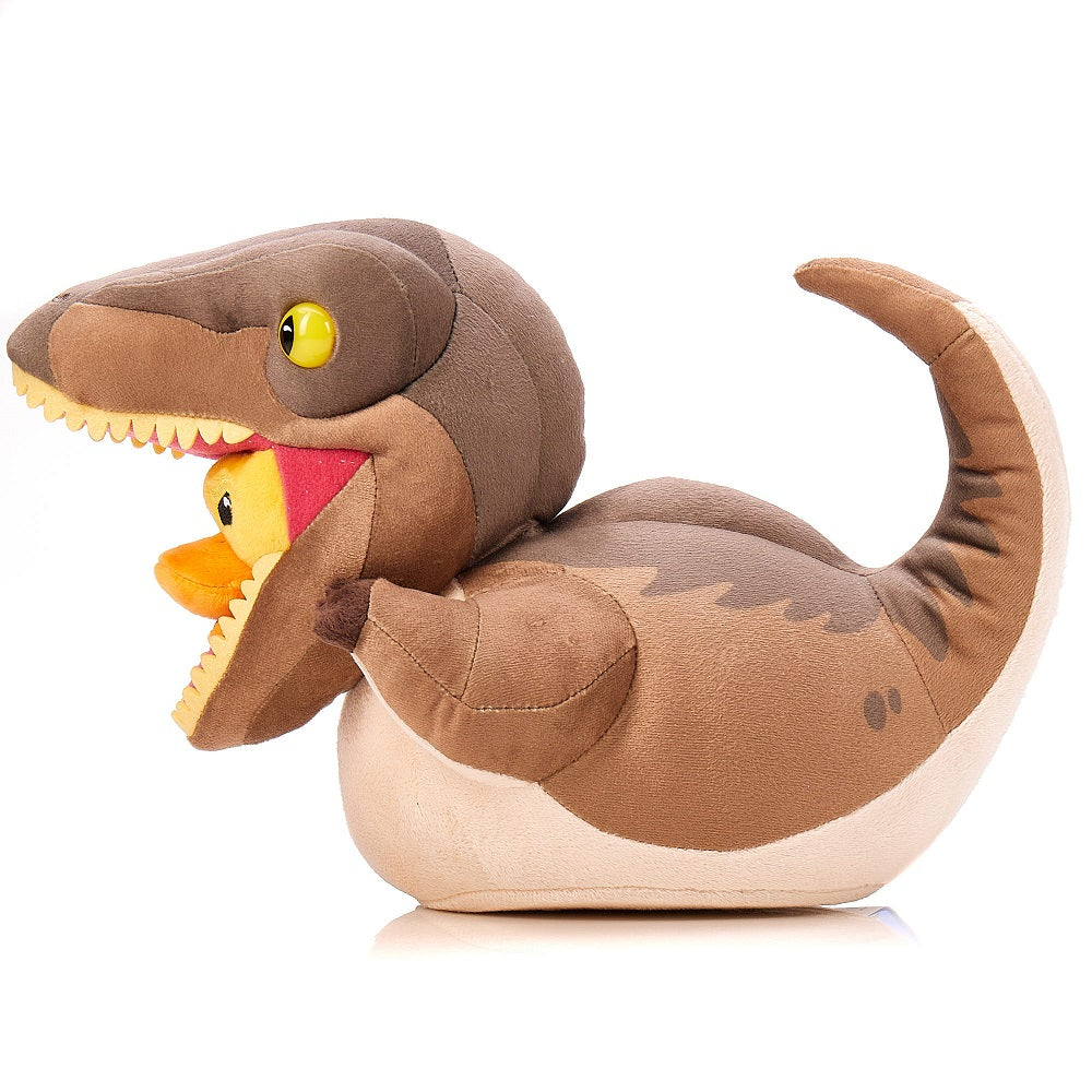 Numskull - TUBBZ Peluche - Jurassic Park - Vélociraptor - 24cm - flash vidéo