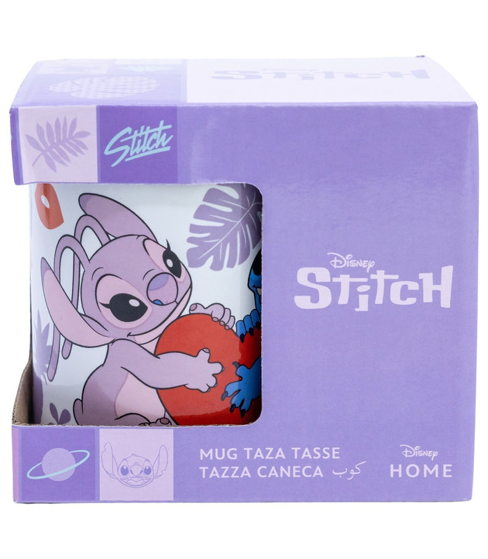 Stor - Lilo et Stitch - Mug Céramique "Stitch Safe" en Boîte Cadeau 325ml