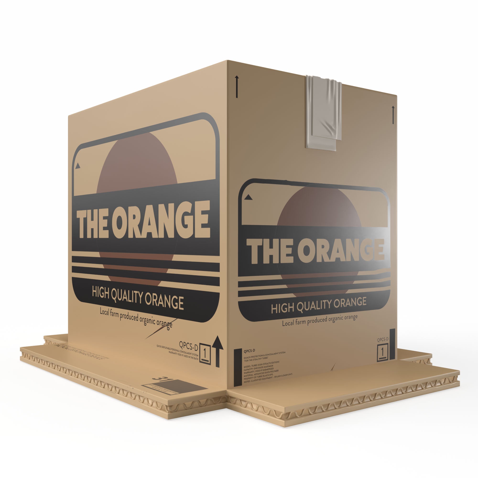 Numskull - Best of TUBBZ Boîte Canard de bain - Metal Gear Solid - The Orange Box - 9cm