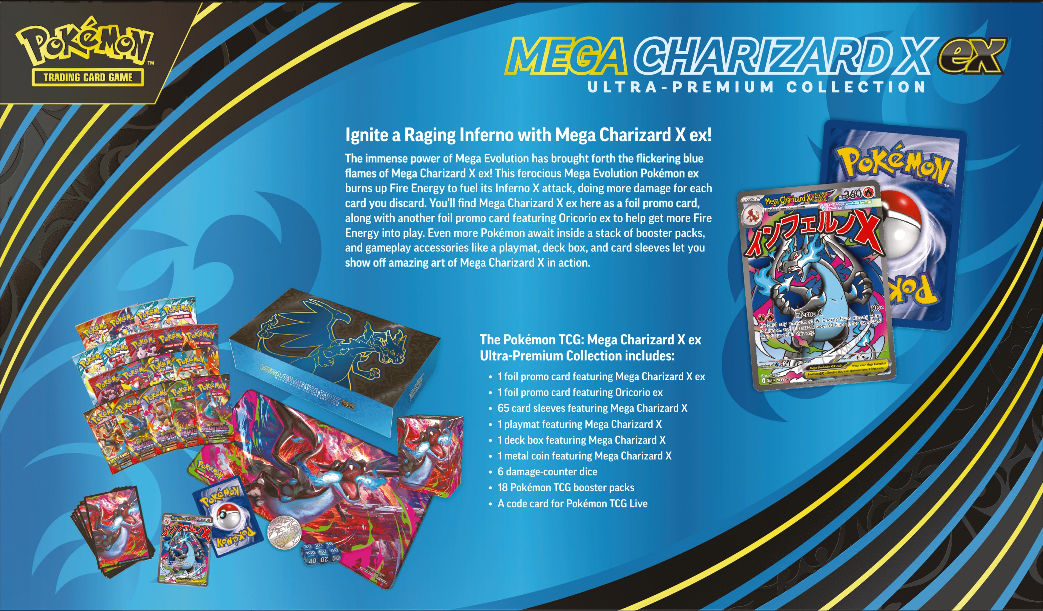 Pokémon TCG: Mega Charizard X ex Ultra-Premium Collection