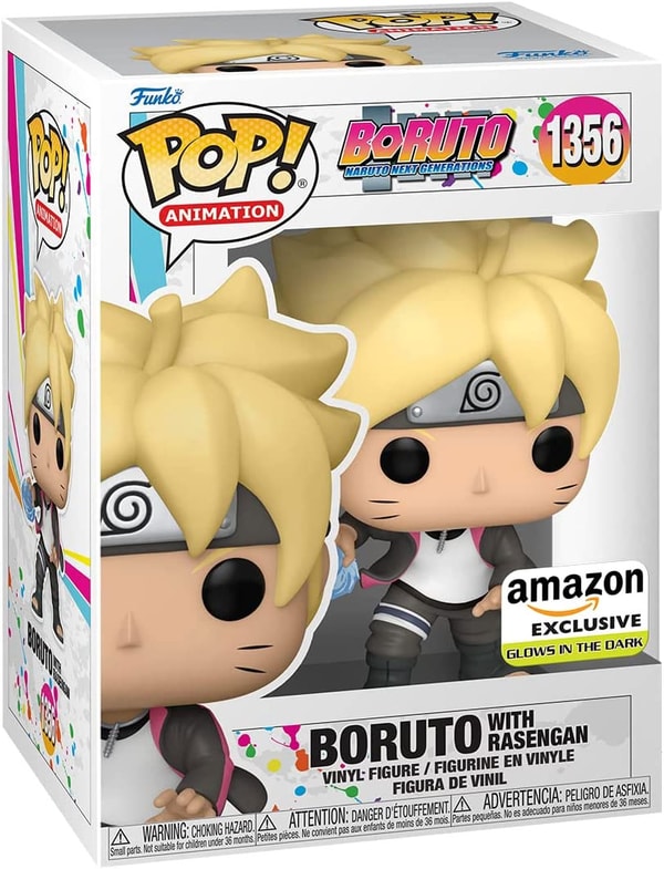 Funko Pop! Animation: Boruto: Naruto Next Generations - Boruto with Rasengan (Glow in the Dark) - Amazon Exclusive