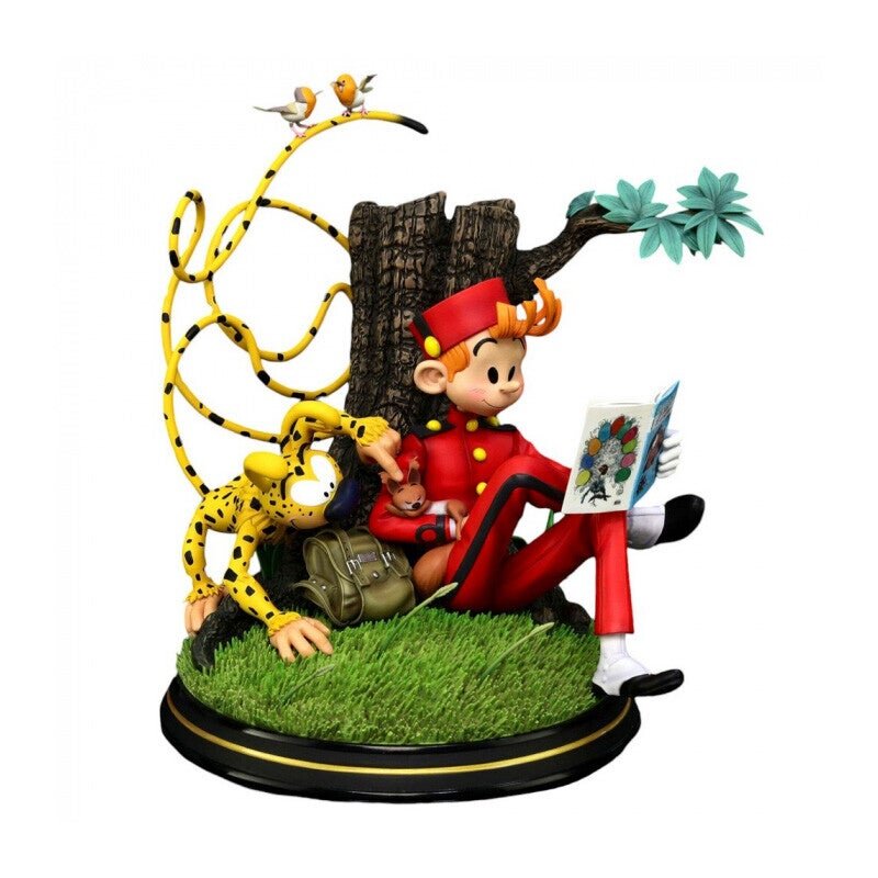 Cartoon Kingdom - 1:6 Statues - Spirou et Fantasio - Spirou "Hommage à Franquin" Statue 26cm - flash vidéo