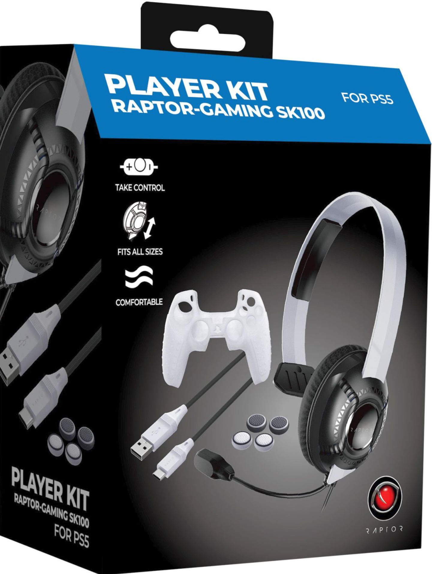 Raptor Gaming - SK100 -Kit de démarrage pour PS5 - flash vidéo