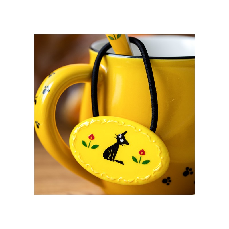 ÉLASTIQUE À CHEVEUX FANTAISIE JAUNE JIJI - KIKI LA PETITE SORCIÈRE