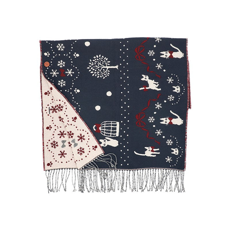 ETOLE AVEC BOUTONS KIKI LA VILLE SOUS LA NEIGE - KIKI LA PETITE SORCI