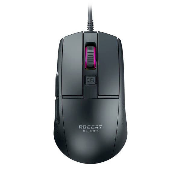Roccat - Souris de jeu filaire Burst Core optique ultralégère Noire - flash vidéo