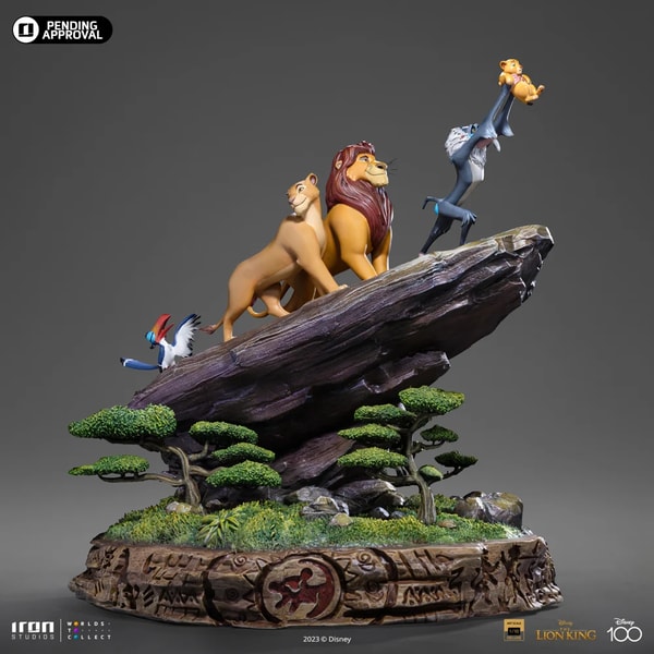Iron Studios - Deluxe Art Scale 1/10 - Disney Classics - Le Roi Lion Statue 34cm - flash vidéo
