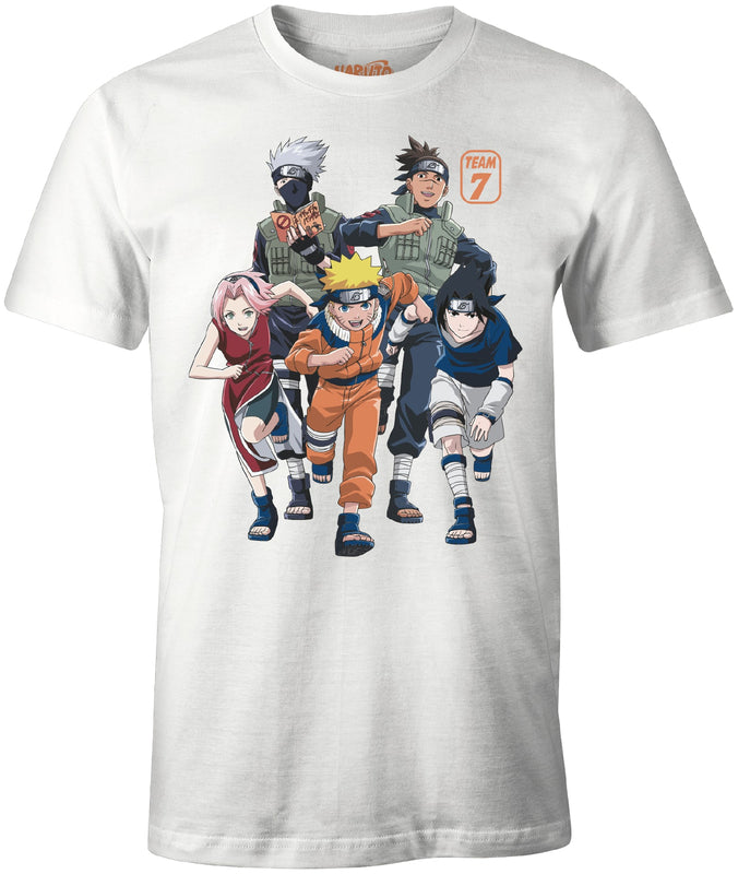 Naruto - Equipe 7 - T-Shirt Blanc Pour Hommes - XL