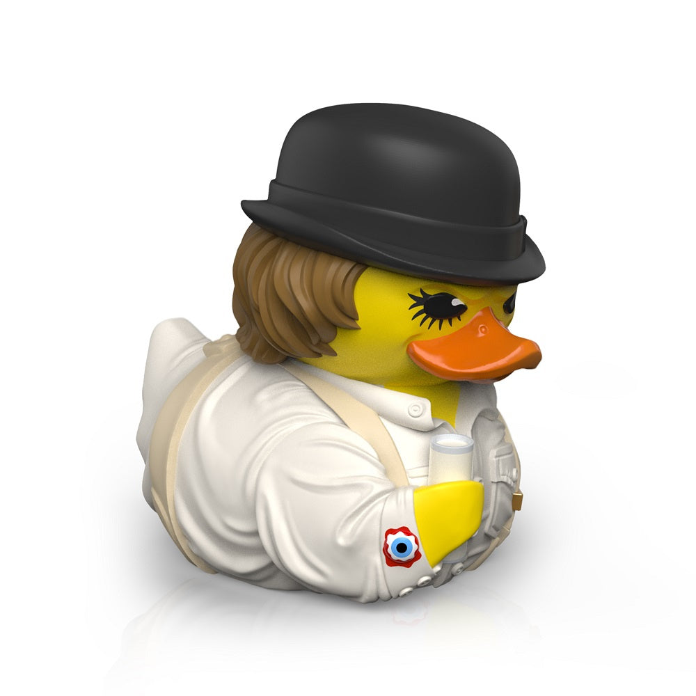 Numskull - Best of TUBBZ Boîte Canard de bain - Orange Mécanique - Alex DeLarge - 9cm - flash vidéo