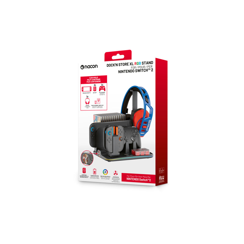 Nacon - Dock de charge XL compatible avec la console Nintendo Switch 2