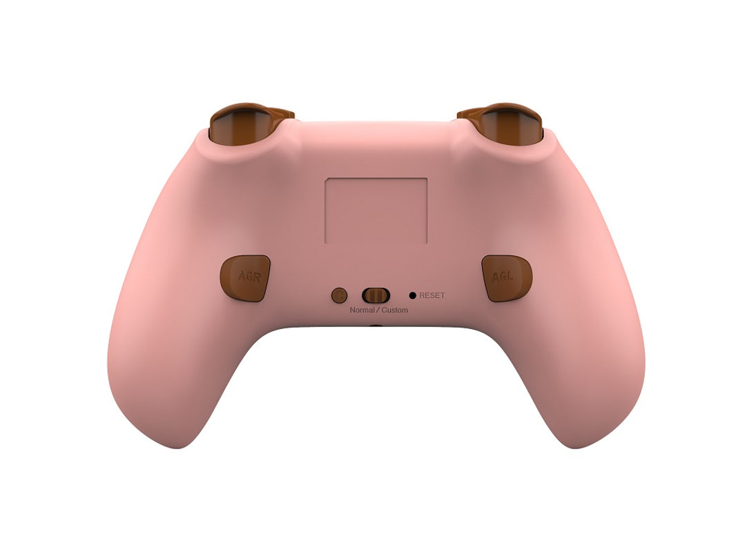 DragonShock - Manette compacte sans fil Bluetooth PopTop Cube Rose pour Switch et Switch OLED