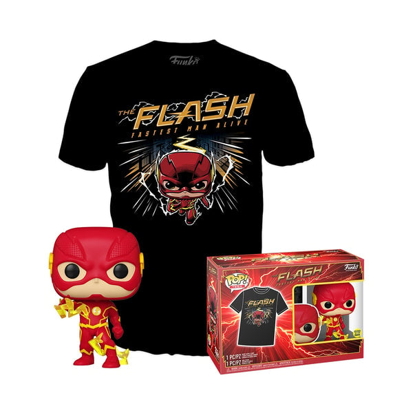 Funko Pop! & Tee: DC Comics - The Flash - S - flash vidéo