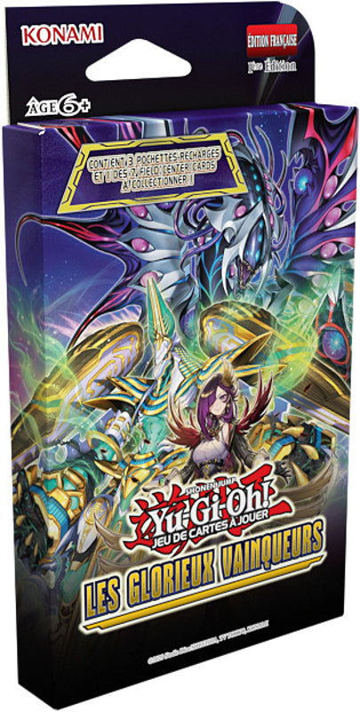 Yu-Gi-Oh! JCC - Pack de 3 Boosters Les Glorieux Vainqueurs (Tuckbox cartonné) - Uniquement GSA et GSS