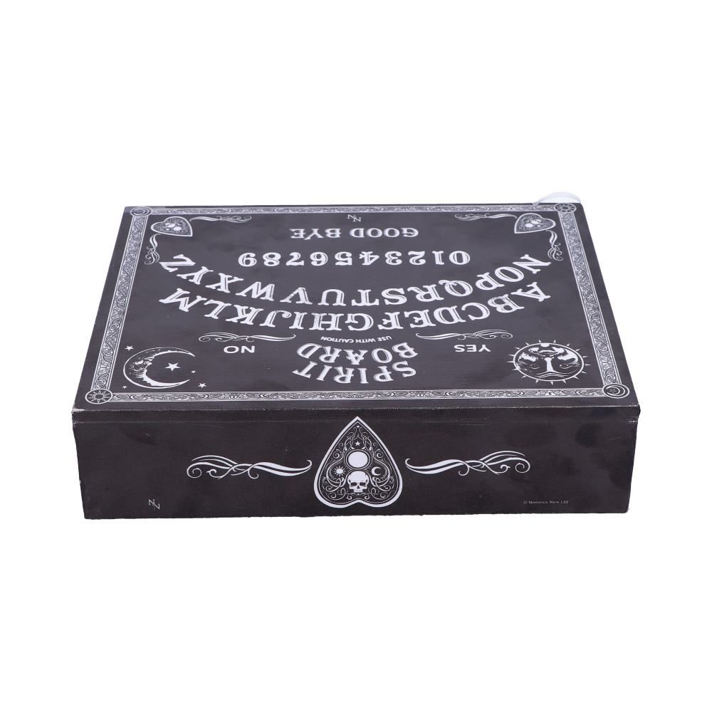 Spirit Board - Coffret à bijoux avec miroir noir et blanc 25cm