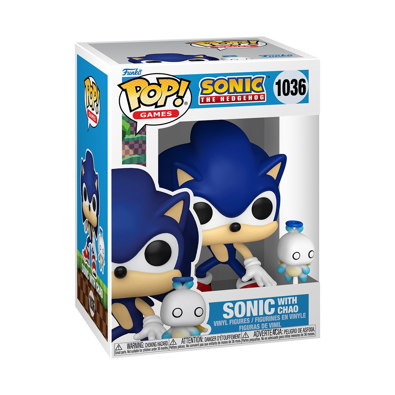 Funko Pop! Games: Sonic The Hedgehog - Sonic with Hero Chao - flash vidéo