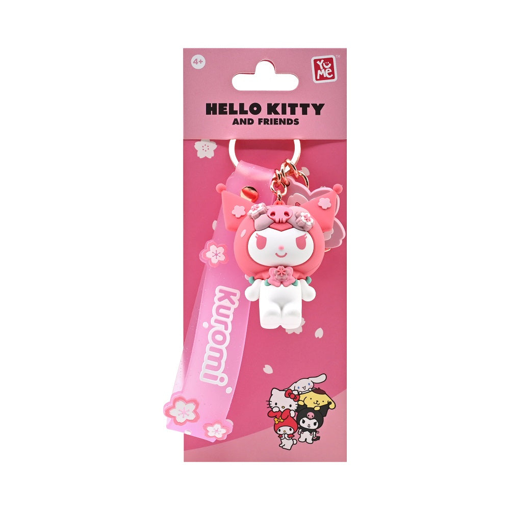 YuMe - Hello Kitty et ses amis - Porte-clés avec dragonne Sakura Serie (12 units) - flash vidéo