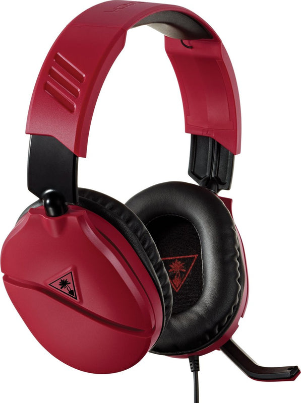 Turtle Beach - Casque de jeu filaire Recon 70N Midnight Red pour Nintendo Switch, PS5, PS4, Xbox Series X|S, Xbox One et Mobile