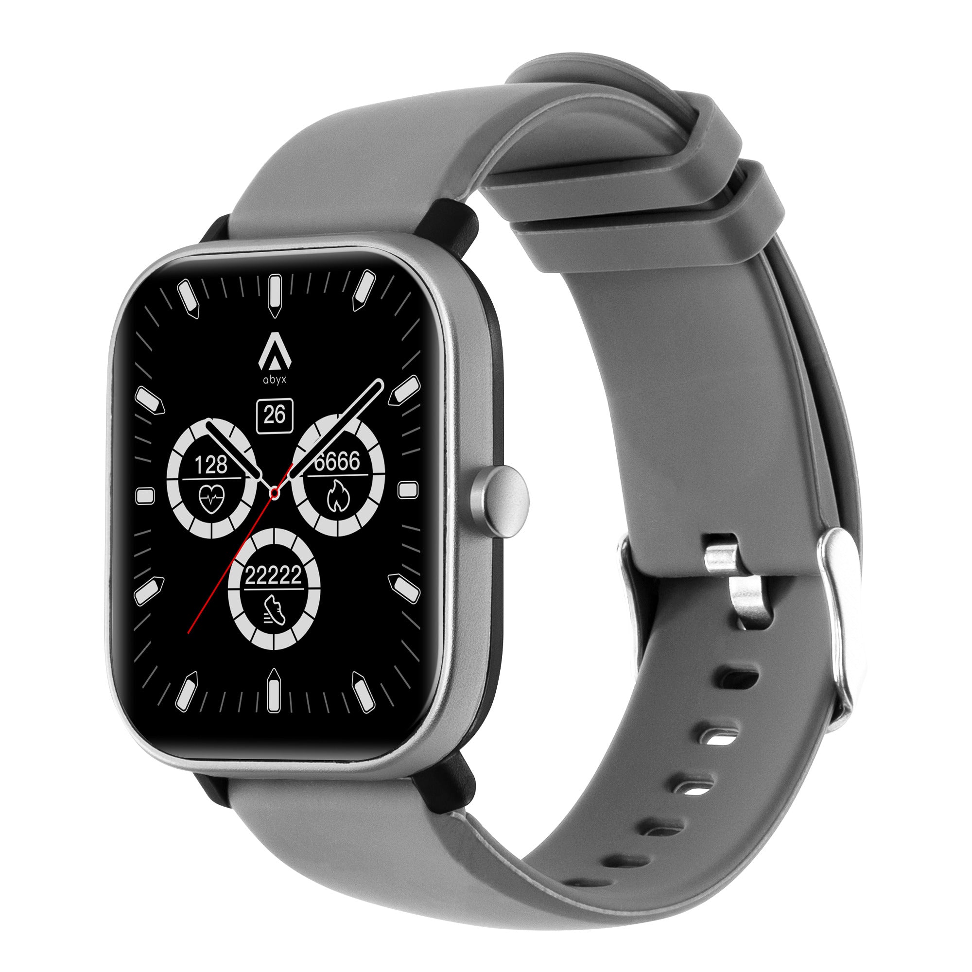 Abyx Fit - Ozone 3 - Montre connectée - Grise - flash vidéo