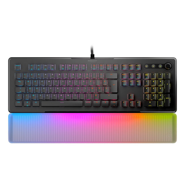 Turtlebeach - Clavier de jeu RGB optique Vulcan II Max Noir - Disposition Azerty FR - flash vidéo