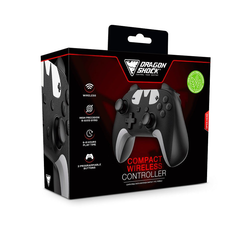 DragonShock - Bundle Manette compacte sans fil Bluetooth PopTop The Signal pour Switch et Switch OLED + Assassin's Creed: The Ezio Collection
