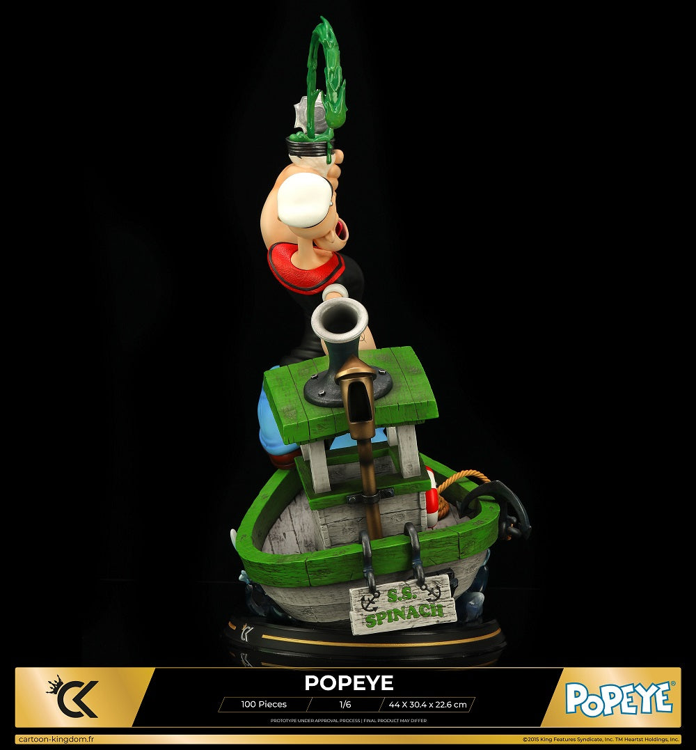 Cartoon Kingdom - 1:6 Statues - Popeye "Spinash Version" Statue 44cm - flash vidéo