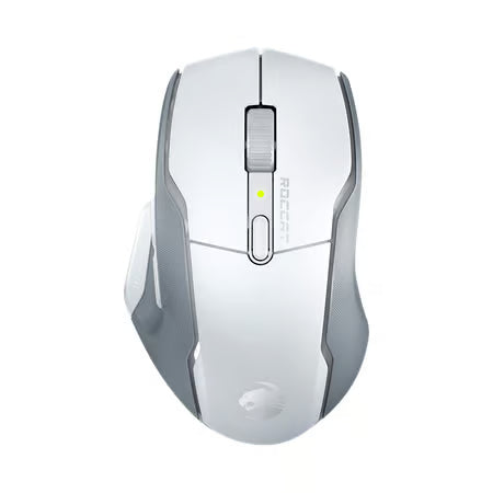 Roccat - Souris de jeu optique ergonomique sans fil Kone Air Blanche v2