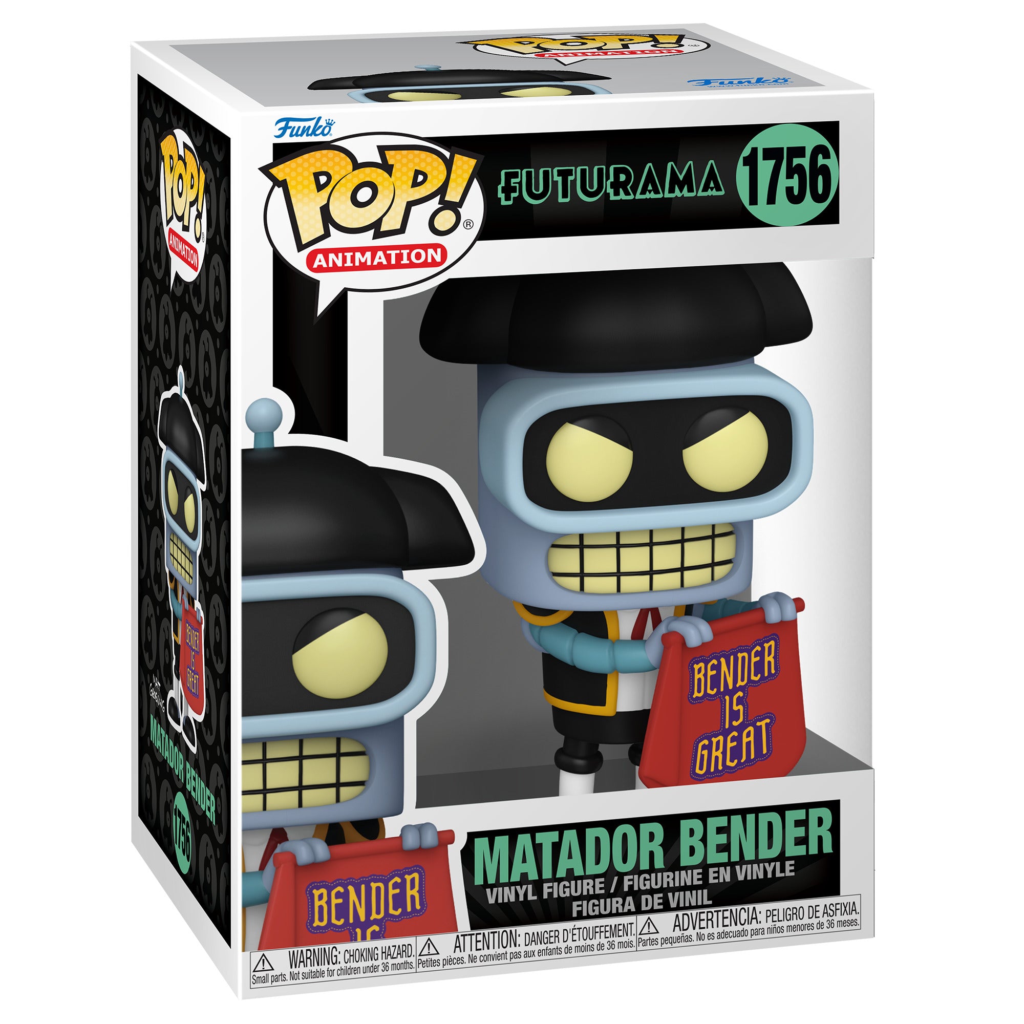 Funko Pop! Animation: Futurama - Matador Bender - flash vidéo