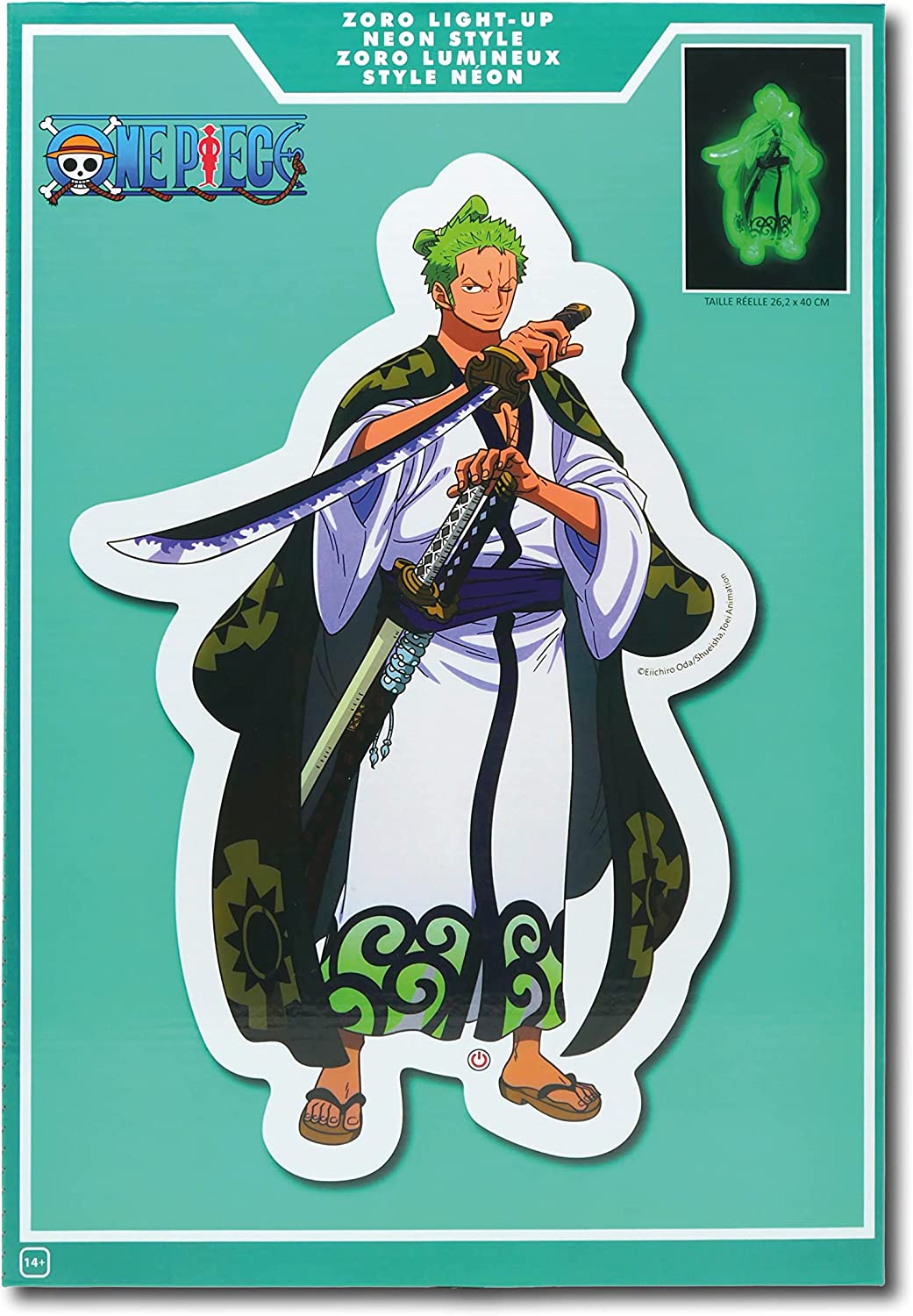 One Piece - Applique murale néon Zoro