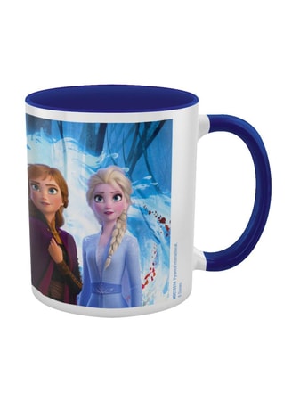 Disney - La Reine des neiges 2 - Mug "Believe in the Journey" Intérieur Coloré Bleu 315ml