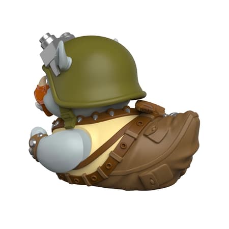 Numskull - TUBBZ Canard de bain - Tortues Ninja - Rocksteady (Première Édition) - 9cm - flash vidéo