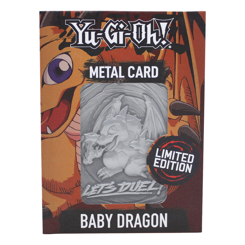 Yu-Gi-Oh! - Carte métallique "Bébé Dragon" en Édition Limitée