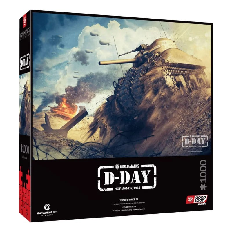 Good Loot Puzzle - World of Tanks - Puzzle "D-Day Normandy 1944" 1000pcs