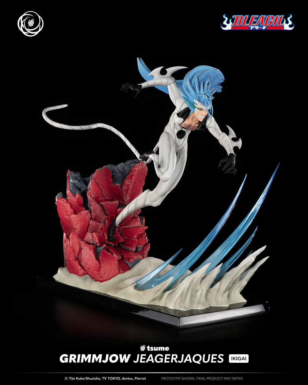 Tsume Art - IKIGAI 1/6 - Bleach - Grimmjow Jaggerjack Statue 36cm